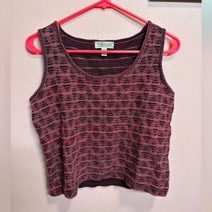 St. John Sport Multi Color Knit Tank Top Small
